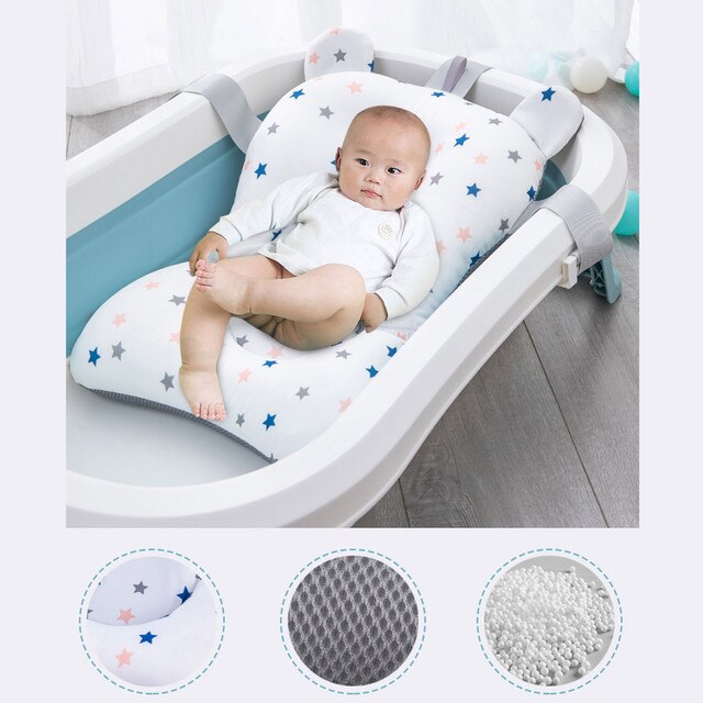 Antypoślizgowa mata Cartoon Baby Shower dla wanienki - bezpieczne i miękkie akcesorium dla niemowląt - Wianko - 7