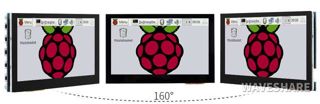 Monitor LCD 4.3 z ekranem dotykowym i portem HDMI dla Raspberry Pi 4/3/Zero, obsługa Raspbian/Ubuntu/Windows 10/8 - Wianko - 7