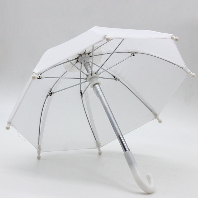 Kolorowy mini parasol dla lalki Blythes Doll 1/6 z przeciwwietrznym mechanizmem, 31,8 cm, zabawka dla dzieci - Wianko - 11