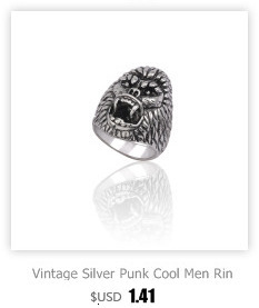Pierścień męski retro w stylu punk z dwugłowym wężem na palec wskazujący - Wianko - 36