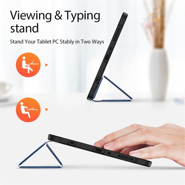 Etui na tablet Samsung Tab A7 Lite 8.4 2021T220/T255 w stylu skórzanej skrzynki z funkcją budzenia - Wianko - 14