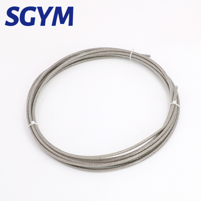 15-20m powlekane PVC 304 lina ze stali nierdzewnej, miękki kabel do podnoszenia 7x7 bielizny 0.8-4mm - Wianko - 22