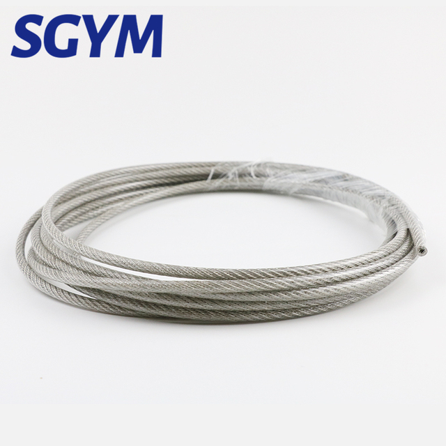 15-20m powlekane PVC 304 lina ze stali nierdzewnej, miękki kabel do podnoszenia 7x7 bielizny 0.8-4mm - Wianko - 16