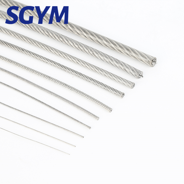 15-20m powlekane PVC 304 lina ze stali nierdzewnej, miękki kabel do podnoszenia 7x7 bielizny 0.8-4mm - Wianko - 17
