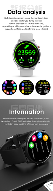 Ultra-cienki inteligentny zegarek L21 z pełnymi wyświetlaczami o rozdzielczości 240*240, wodoodporny SmartWatch z podwójnymi łączami Bluetooth, 32MB + 32MB - Wianko - 9