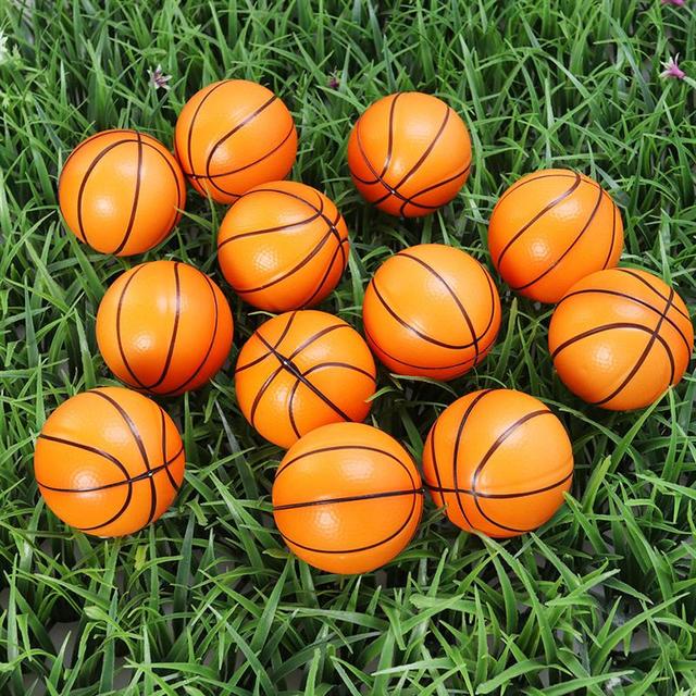 Komplet 8 piłek stresowych z pianki do koszykówki dla dzieci - Mini piłki do zabawy - Wianko - 10