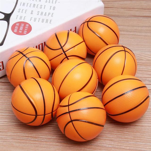Komplet 8 piłek stresowych z pianki do koszykówki dla dzieci - Mini piłki do zabawy - Wianko - 9