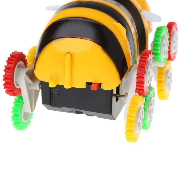 Niesamowity słodki elektryczny kreskówkowy samochodzik pszczoła 360 stopni Tumbling z 12 kołami - zabawka dla dzieci - Wianko - 5