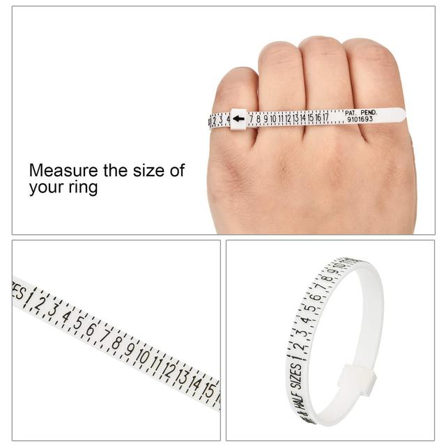 Miernik palca do pierścionków i bransoletek - narzędzie jubilerskie do dokładnego pomiaru rozmiaru pierścionka - Wianko - 10