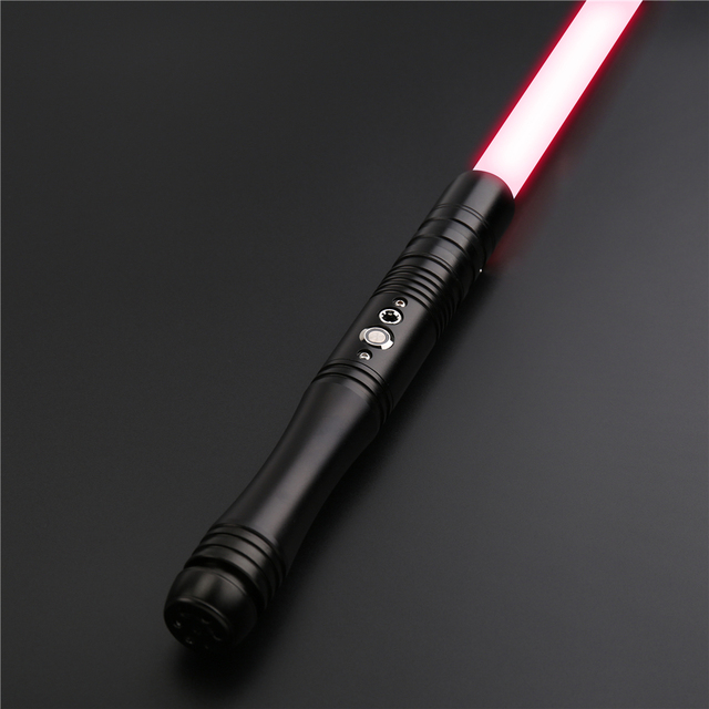 Miecz świetlny Cieltan TS024 RGB z dźwiękiem, funkcją blastera, efektem błysku przy zderzeniu i regulacją głośności – zabawka z 12 kolorami światła - Wianko - 8
