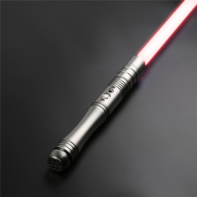 Miecz świetlny Cieltan TS024 RGB z dźwiękiem, funkcją blastera, efektem błysku przy zderzeniu i regulacją głośności – zabawka z 12 kolorami światła - Wianko - 4