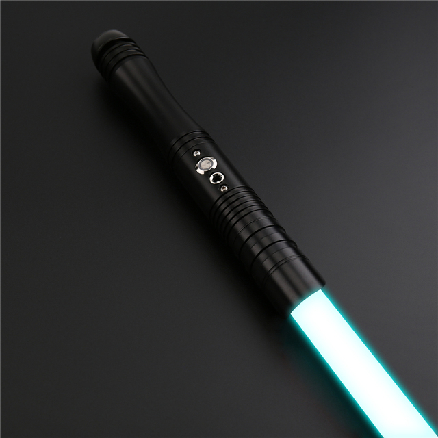 Miecz świetlny Cieltan TS024 RGB z dźwiękiem, funkcją blastera, efektem błysku przy zderzeniu i regulacją głośności – zabawka z 12 kolorami światła - Wianko - 9