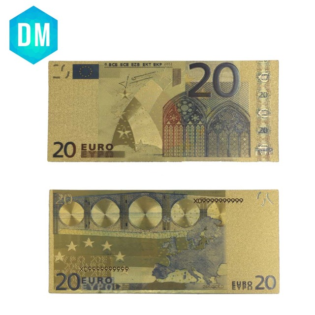 Replika 5 banknotów Euro 24KT 99.9% złota - zestaw 10 sztuk - Wianko - 15