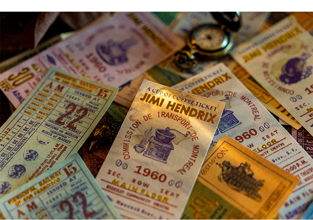 Notatnik DIY Dimi 50 arkuszy w skórzanych pokrowcach - brązowy bilet, seria Vintage, kreatywny materiał papierowy, dekoracyjny pamiętnik, punktor Journaling - Wianko - 9