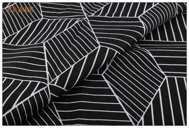Materiał Haisen z afrykańskim nadrukiem dla majsterkowiczów - bawełniana tkanina lniana do ręcznego pikowania i szycia, idealna do sofy, stołu i zasłon - Wianko - 51
