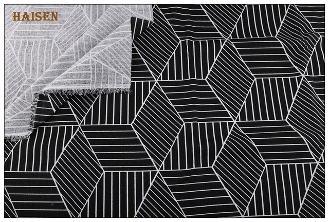 Materiał Haisen z afrykańskim nadrukiem dla majsterkowiczów - bawełniana tkanina lniana do ręcznego pikowania i szycia, idealna do sofy, stołu i zasłon - Wianko - 49