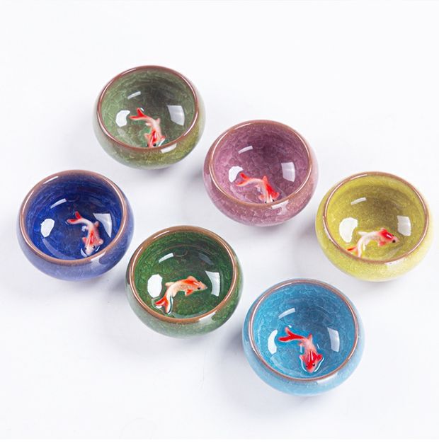 Ceramiczny fioletowy zestaw do herbaty Kung Fu z pojedynczym kubkiem glazurowanym w wzór pękniętych lodów - Wianko - 10