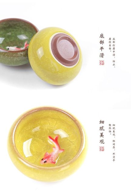 Ceramiczny fioletowy zestaw do herbaty Kung Fu z pojedynczym kubkiem glazurowanym w wzór pękniętych lodów - Wianko - 1