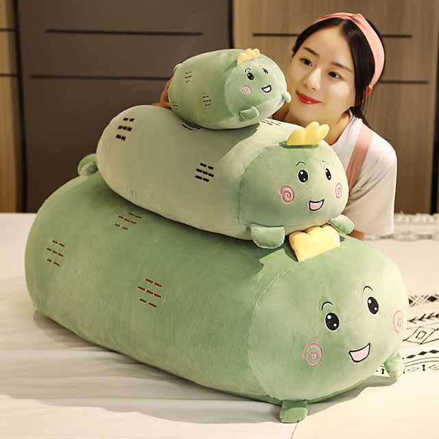 Miękka poduszka długie Huggable z nadzieniem w kształcie dinozaura lub świnki - 30/60/90 cm - Wianko - 4