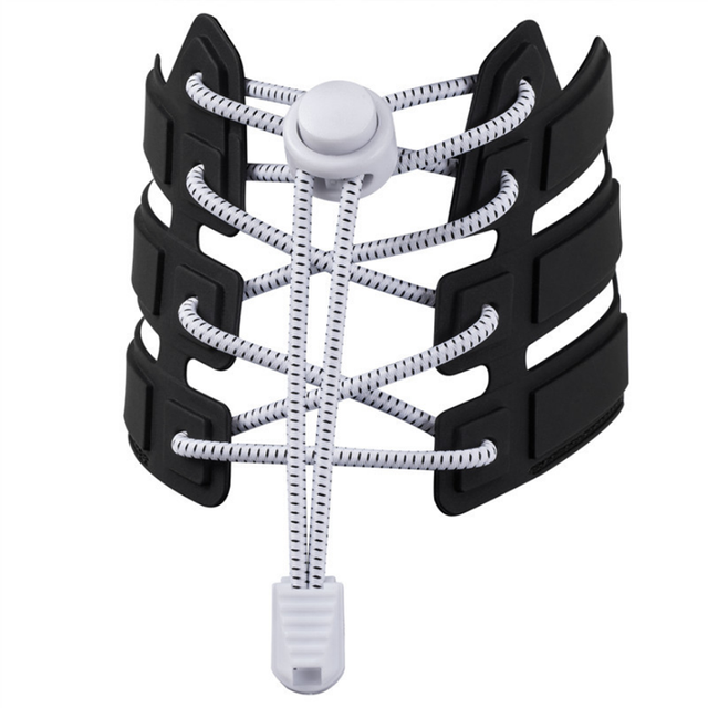 Elastyczne gumowe sznurowadła z blokadą, do butów bez sznurówek, dla dzieci i dorosłych, bezpieczne i szybkie do zakładania, idealne do trampków - Wianko - 7