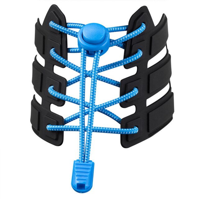 Elastyczne gumowe sznurowadła z blokadą, do butów bez sznurówek, dla dzieci i dorosłych, bezpieczne i szybkie do zakładania, idealne do trampków - Wianko - 15