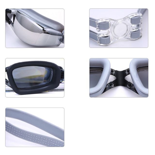 Pływackie okulary przeciwmgielne UV wodoodporne Gafas - regulowane dla kobiet i mężczyzn - Wianko - 8