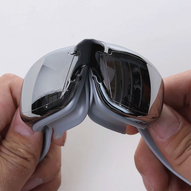 Pływackie okulary przeciwmgielne UV wodoodporne Gafas - regulowane dla kobiet i mężczyzn - Wianko - 7