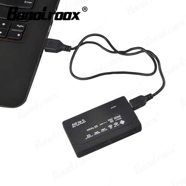 Czytnik kart pamięci USB 2.0 do wszystkich formatów TF/SD/CF/XD/MS/M2 z portem USB C i linią danych - Wianko - 7