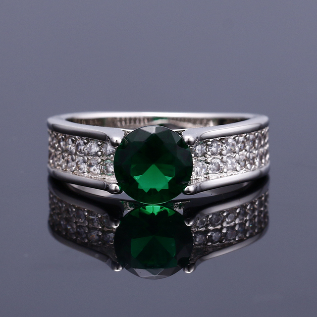Biżuteria pierścionki Dainty - zaręczynowe pierścień z cyrkoniami dla kobiet, prezent na przyjęcie, obietnica obrączki - hurtowa sprzedaż - Wianko - 5