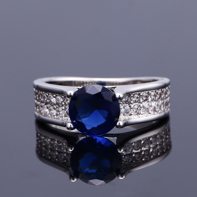 Biżuteria pierścionki Dainty - zaręczynowe pierścień z cyrkoniami dla kobiet, prezent na przyjęcie, obietnica obrączki - hurtowa sprzedaż - Wianko - 6