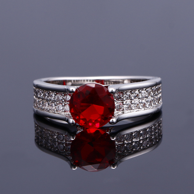Biżuteria pierścionki Dainty - zaręczynowe pierścień z cyrkoniami dla kobiet, prezent na przyjęcie, obietnica obrączki - hurtowa sprzedaż - Wianko - 4