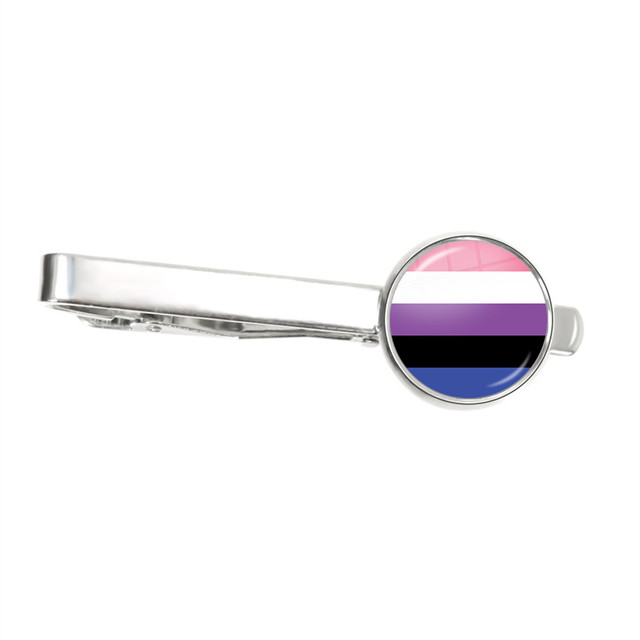 LGBT+ Spinki do krawatów w formie tęczy dla mężczyzn - Wianko - 21