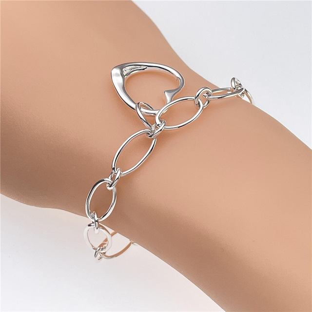 Wisiorek ważka serce - popularne marki 925 Sterling, srebro - biżuteria dla kobiet na wesele i imprezy - prezent - Wianko - 8