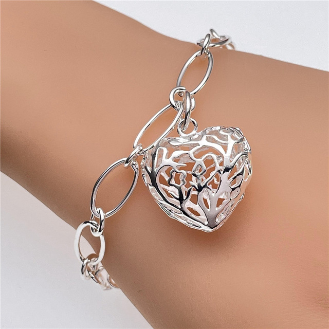 Wisiorek ważka serce - popularne marki 925 Sterling, srebro - biżuteria dla kobiet na wesele i imprezy - prezent - Wianko - 10