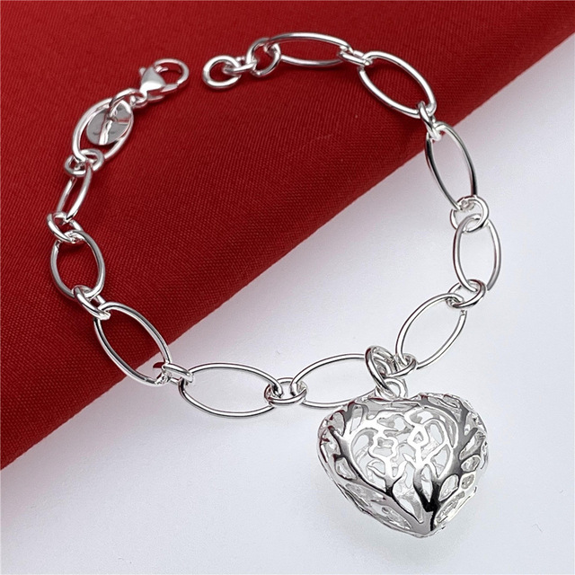 Wisiorek ważka serce - popularne marki 925 Sterling, srebro - biżuteria dla kobiet na wesele i imprezy - prezent - Wianko - 9