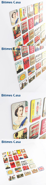Pamiątkowe magnesy na lodówkę w stylu vintage z 24 miastami: Paryż, Nowy Jork, Londyn - Wianko - 4