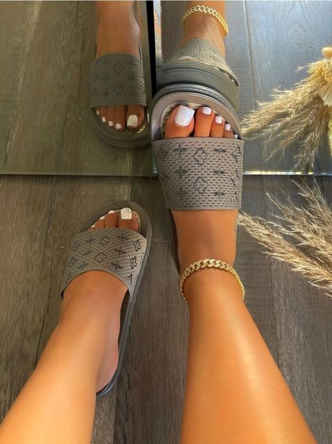 Kapcie damskie sandały w nowoczesnym stylu, haftowane, idealne na lato - Wianko - 22