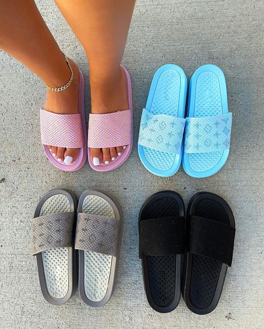 Kapcie damskie sandały w nowoczesnym stylu, haftowane, idealne na lato - Wianko - 19