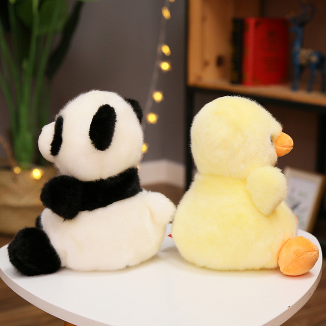 Pluszowa wypełniona zabawka zwierzątko dla dzieci - śliczna Panda lalka miękka KidsToys - świąteczny prezent dla dziewczynki - Wianko - 7