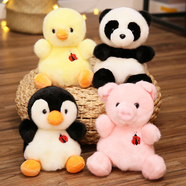 Pluszowa wypełniona zabawka zwierzątko dla dzieci - śliczna Panda lalka miękka KidsToys - świąteczny prezent dla dziewczynki - Wianko - 2