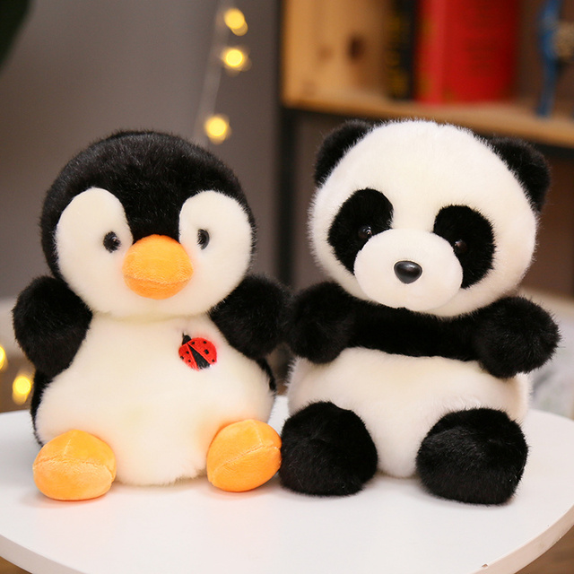 Pluszowa wypełniona zabawka zwierzątko dla dzieci - śliczna Panda lalka miękka KidsToys - świąteczny prezent dla dziewczynki - Wianko - 4
