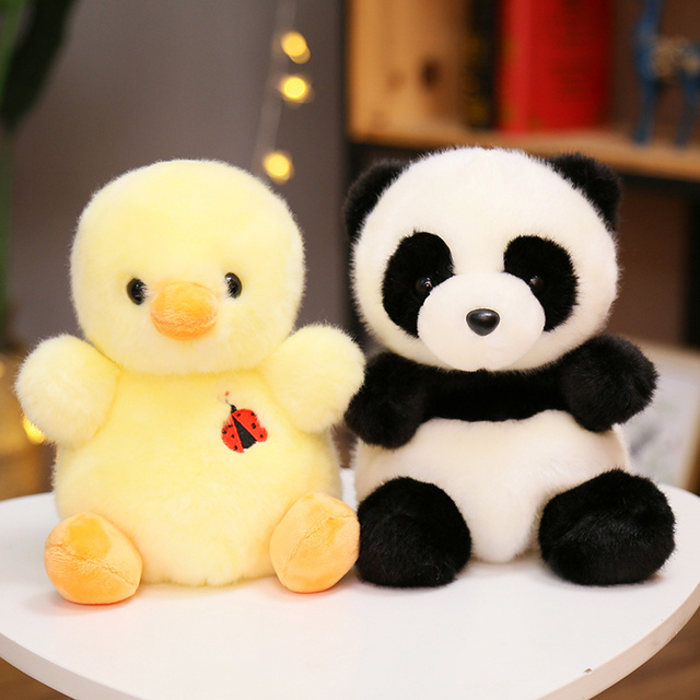Pluszowa wypełniona zabawka zwierzątko dla dzieci - śliczna Panda lalka miękka KidsToys - świąteczny prezent dla dziewczynki - Wianko - 3