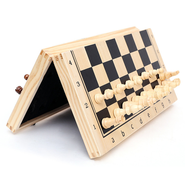Zestaw szachowy Yernea magnetyczne, drewniane szachownice z litego drewna - wysoka jakość gry w szachy - Wianko - 8