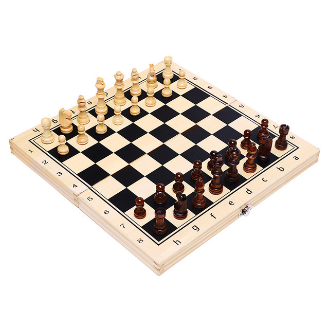 Zestaw szachowy Yernea magnetyczne, drewniane szachownice z litego drewna - wysoka jakość gry w szachy - Wianko - 7