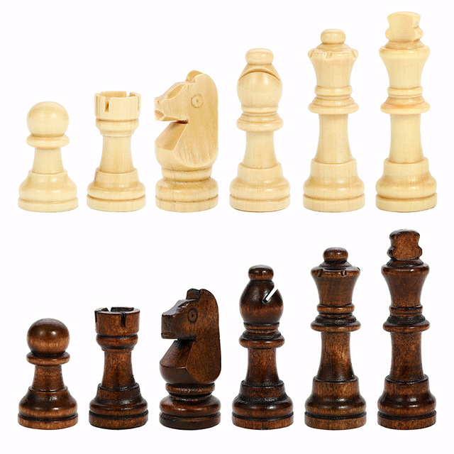 Zestaw szachowy Yernea magnetyczne, drewniane szachownice z litego drewna - wysoka jakość gry w szachy - Wianko - 10