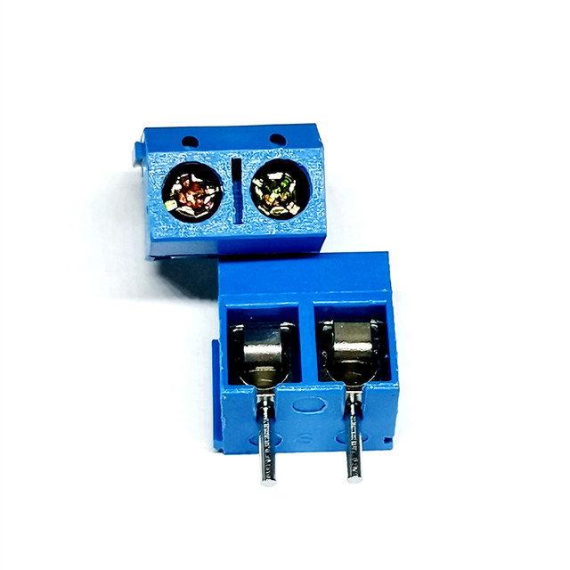 Zaciski terminalowe do PCB KF301-5.0-2P - 10 sztuk, szerokość rzędów 5.0mm, w trzech pozycjach - Wianko - 4