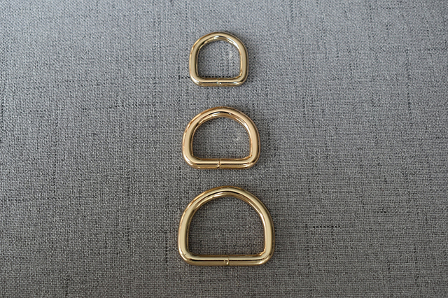 Metalowy D pierścień do DIY torba pasek - 15mm, 20mm, 25mm - Wianko - 5