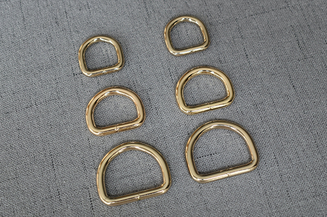 Metalowy D pierścień do DIY torba pasek - 15mm, 20mm, 25mm - Wianko - 8