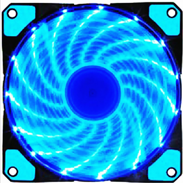 RGB Wentylator chłodzący do komputera z podwójnym złączem 4.5, 12CM podwozie, cicha chłodnica zdalna - Wianko - 5