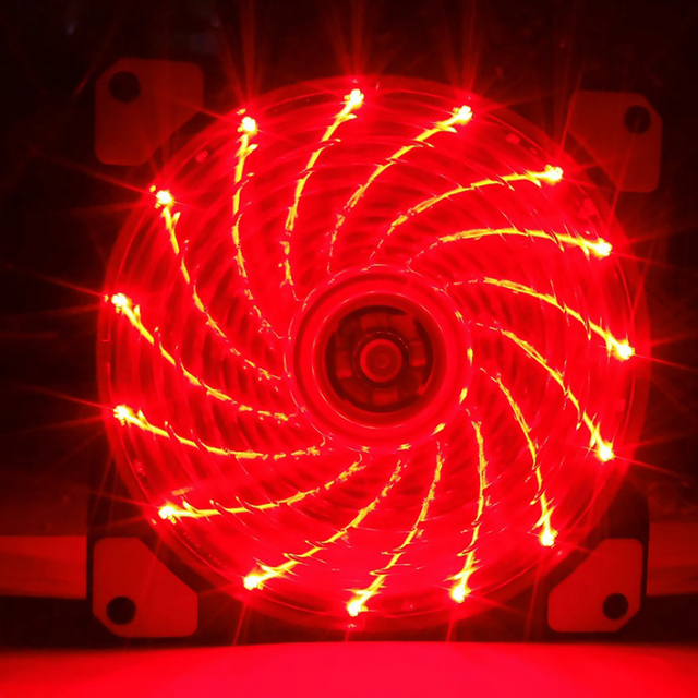 RGB Wentylator chłodzący do komputera z podwójnym złączem 4.5, 12CM podwozie, cicha chłodnica zdalna - Wianko - 6